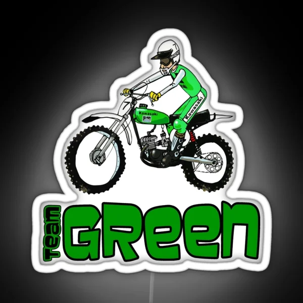Team Green RGB Neon Sign