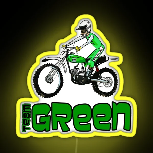 Team Green RGB Neon Sign