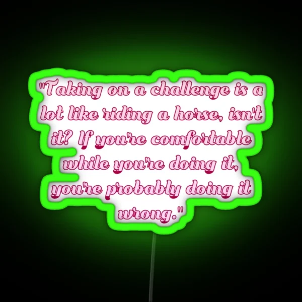 Team Lasso Quote RGB Neon Sign