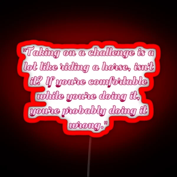 Team Lasso Quote RGB Neon Sign