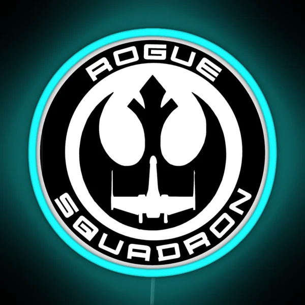 Team Rogue Squadron RGB Neon Sign