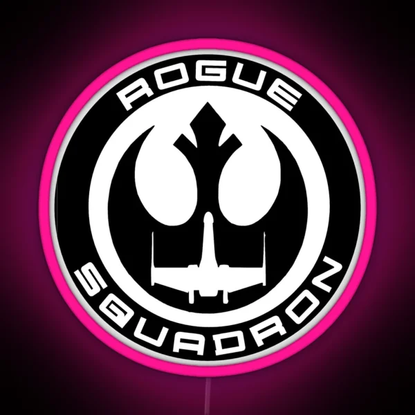 Team Rogue Squadron RGB Neon Sign