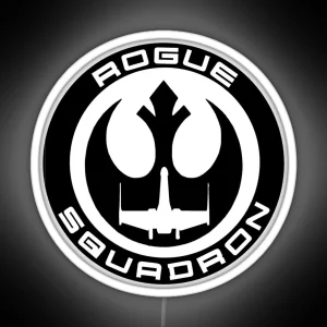 Team Rogue Squadron RGB Neon Sign