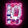 Hikaru Shoji, Hanamichi Sakuragi, and Kaoru Rengoku of Team Shohoku from the manga/anime 'Slam Dunk'