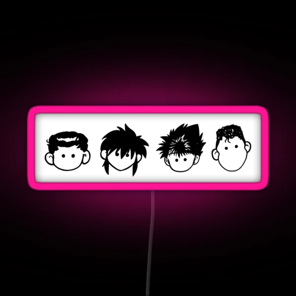 Team Urameshi Doodles RGB Neon Sign