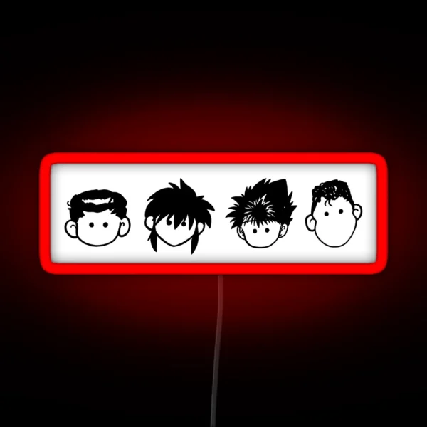 Team Urameshi Doodles RGB Neon Sign