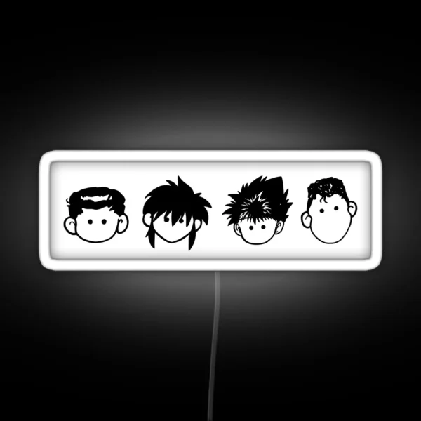 Team Urameshi Doodles RGB Neon Sign