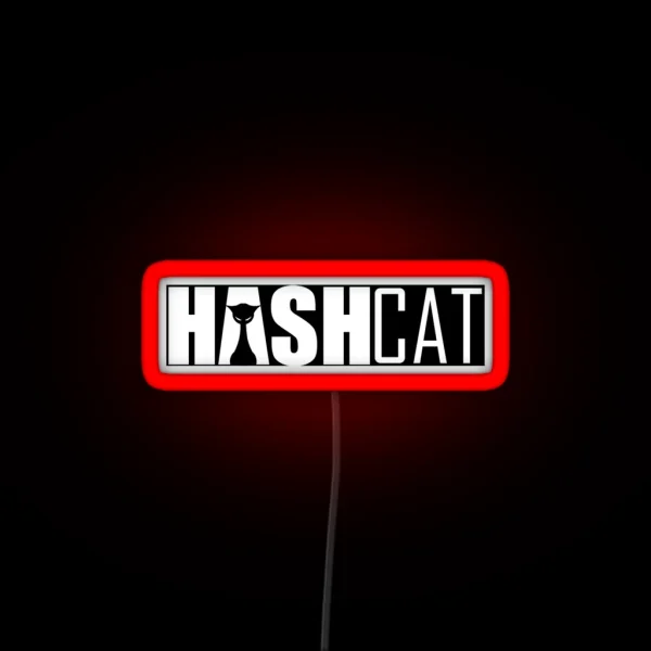 Tech Hashcat Logo RGB Neon Sign