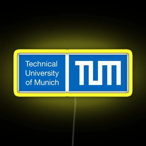 Technical University Of Munich TUM RGB Neon Sign