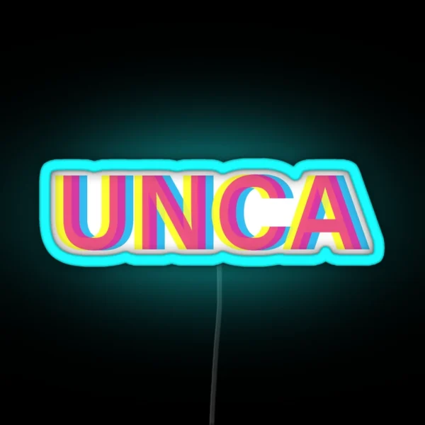 Technicolor Unca RGB Neon Sign
