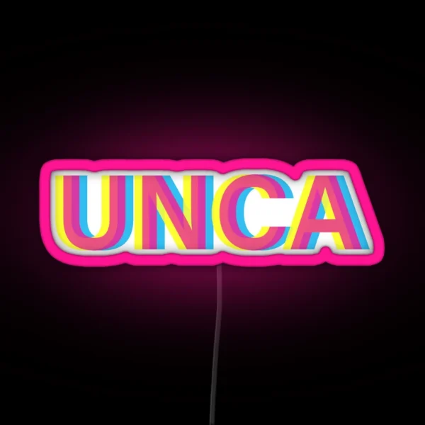 Technicolor Unca RGB Neon Sign
