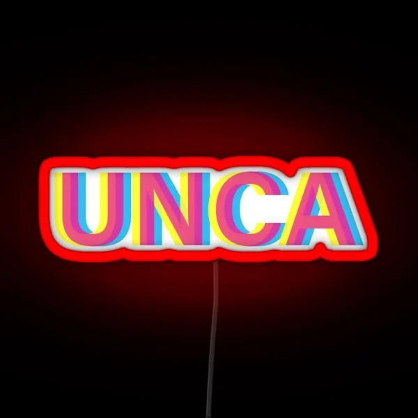 Technicolor Unca RGB Neon Sign