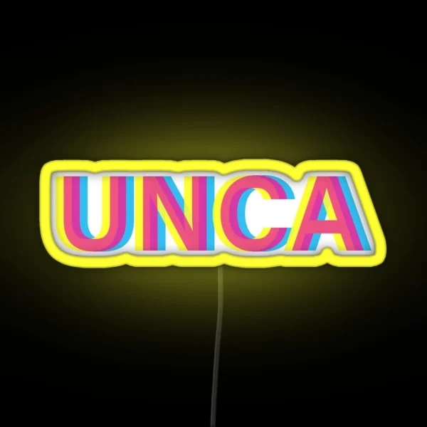Technicolor Unca RGB Neon Sign