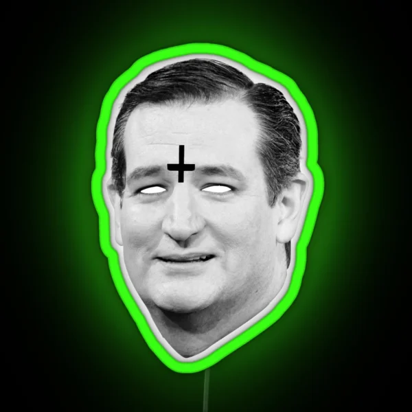 Ted Cruz 666 Merch RGB Neon Sign