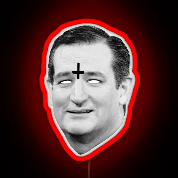 Ted Cruz 666 Merch RGB Neon Sign