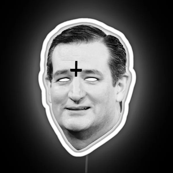 Ted Cruz 666 Merch RGB Neon Sign