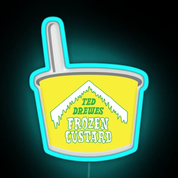 Ted Drewes RGB Neon Sign