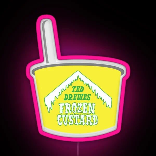 Ted Drewes RGB Neon Sign