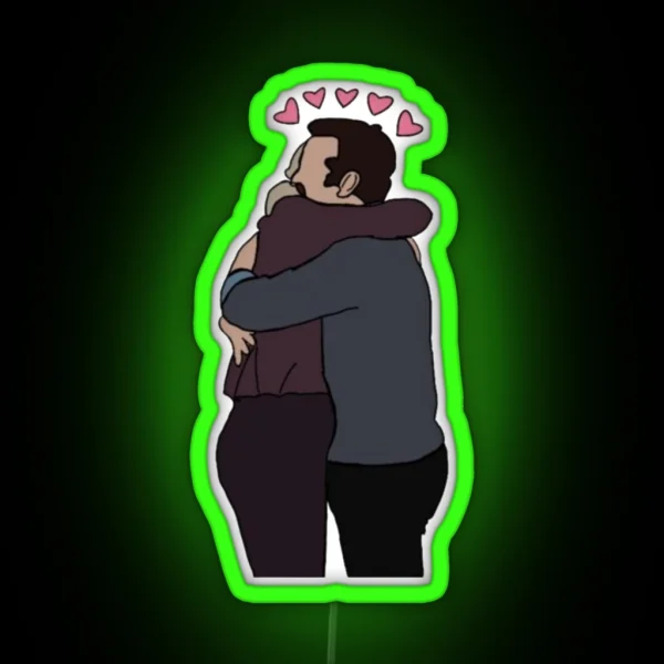 Tedbecca Hug RGB Neon Sign