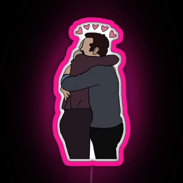 Tedbecca Hug RGB Neon Sign
