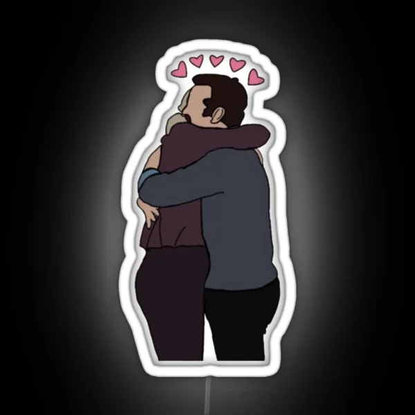 Tedbecca Hug RGB Neon Sign
