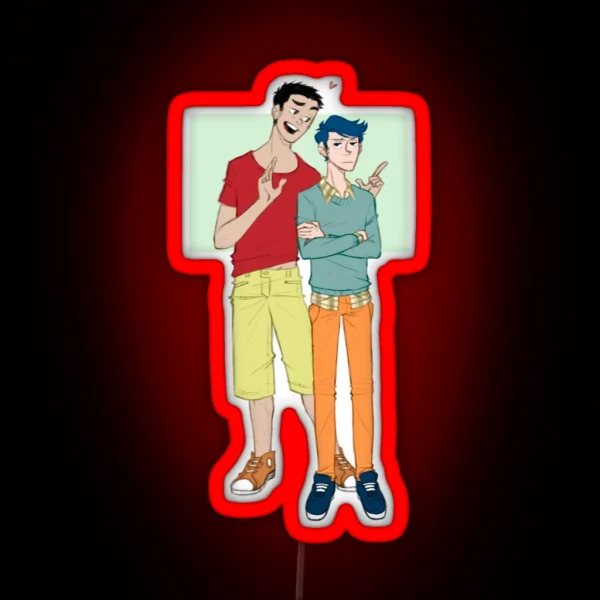 Teen Shin Chan Andamp Kazama RGB Neon Sign