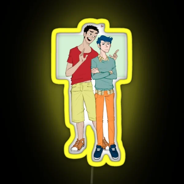 Teen Shin Chan Andamp Kazama RGB Neon Sign
