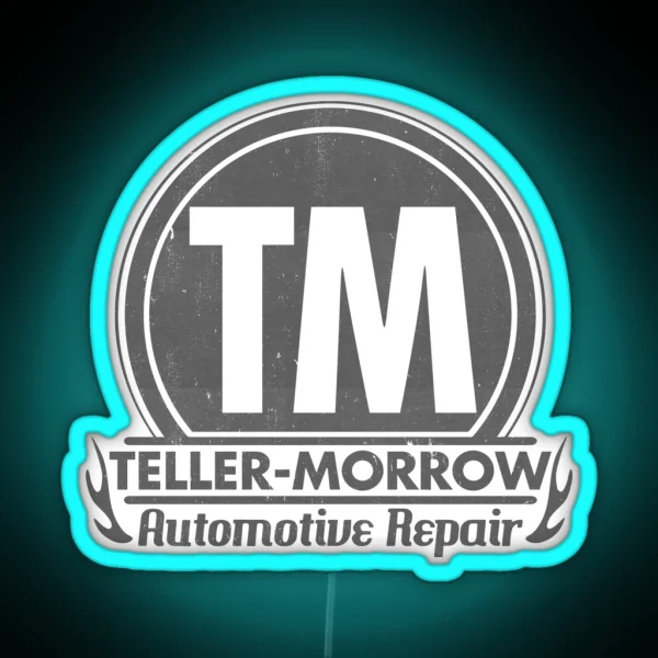 Teller Morrow Automotive Repair TM RGB Neon Sign