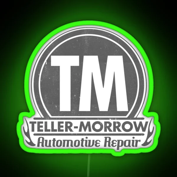 Teller Morrow Automotive Repair TM RGB Neon Sign