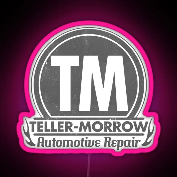 Teller Morrow Automotive Repair TM RGB Neon Sign