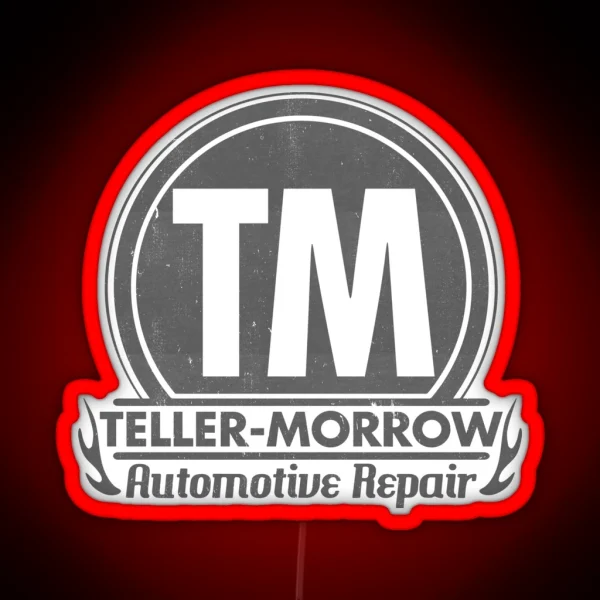 Teller Morrow Automotive Repair TM RGB Neon Sign