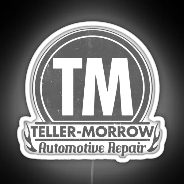 Teller Morrow Automotive Repair TM RGB Neon Sign
