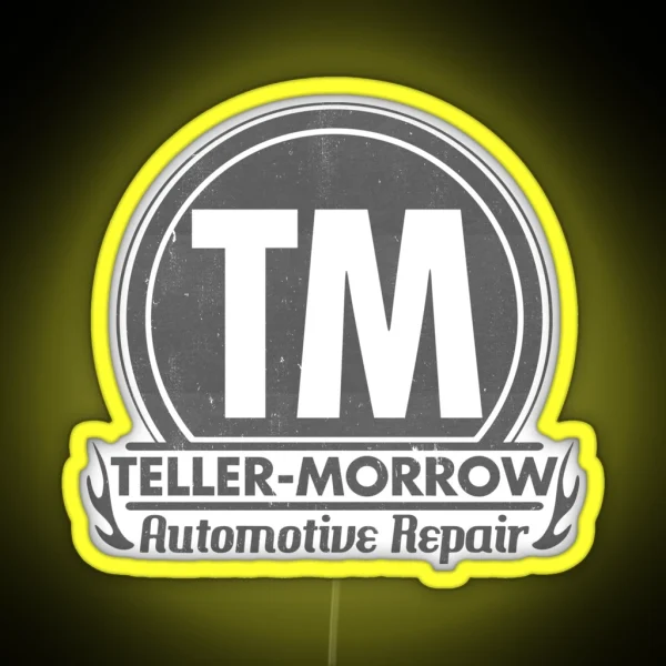Teller Morrow Automotive Repair TM RGB Neon Sign