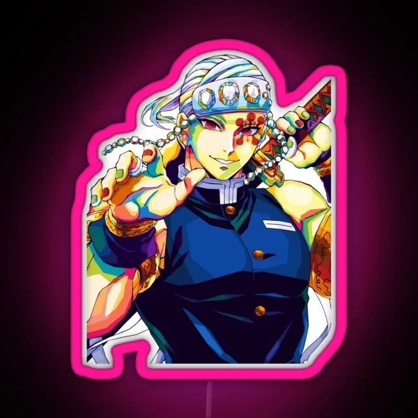 Tengen Uzui Demon Slayer RGB Neon Sign
