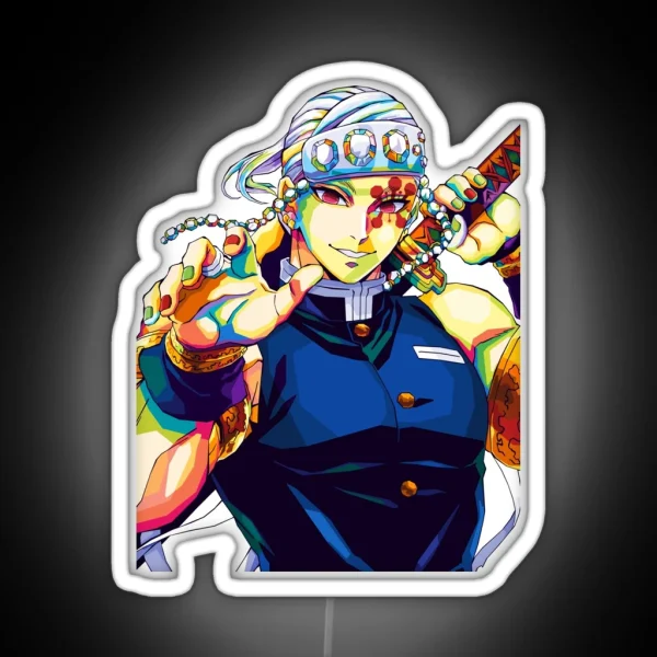 Tengen Uzui Demon Slayer RGB Neon Sign