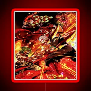 Tengen Uzui Kimetsu No Yaiba Wiki RGB Neon Sign
