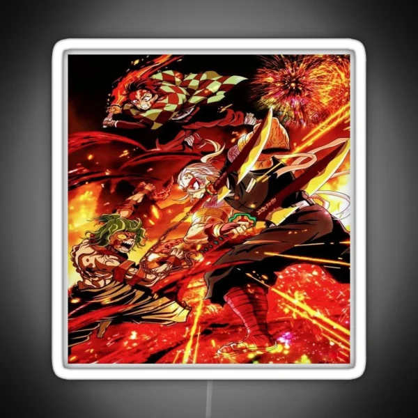 Tengen Uzui Kimetsu No Yaiba Wiki RGB Neon Sign