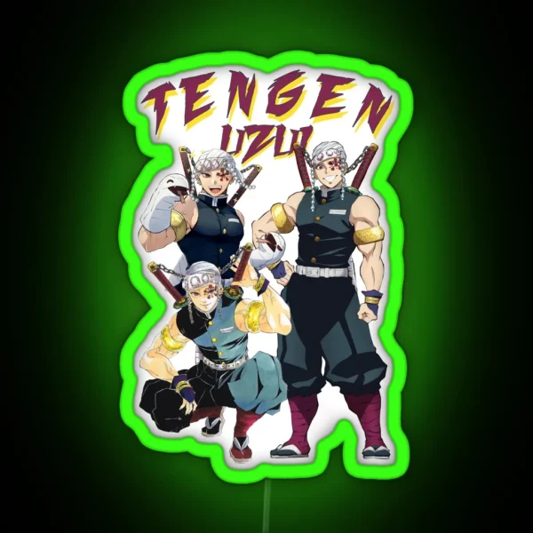 Tengen Uzui Kimetsu No Yaiba Wiki RGB Neon Sign