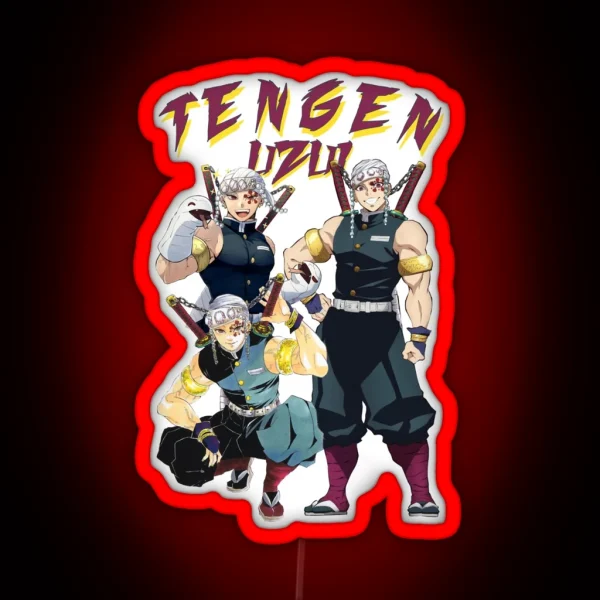 Tengen Uzui Kimetsu No Yaiba Wiki RGB Neon Sign