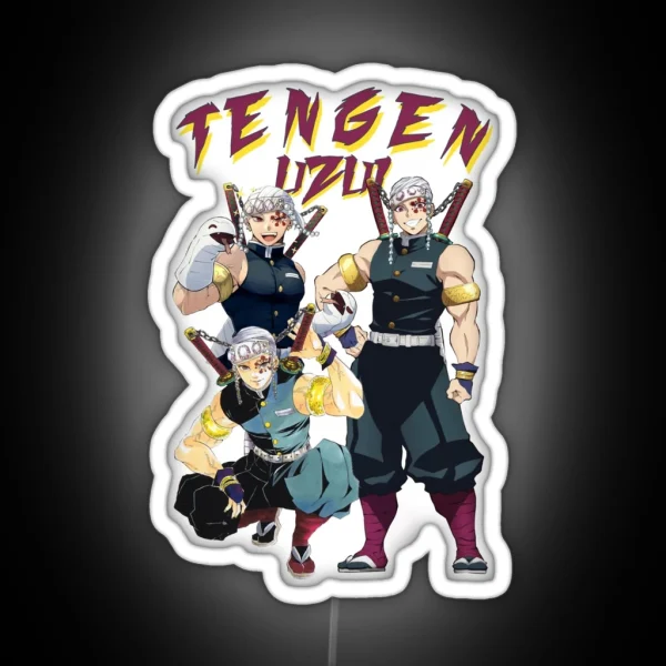 Tengen Uzui Kimetsu No Yaiba Wiki RGB Neon Sign