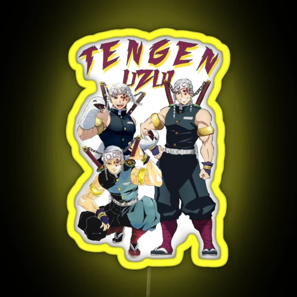 Tengen Uzui Kimetsu No Yaiba Wiki RGB Neon Sign