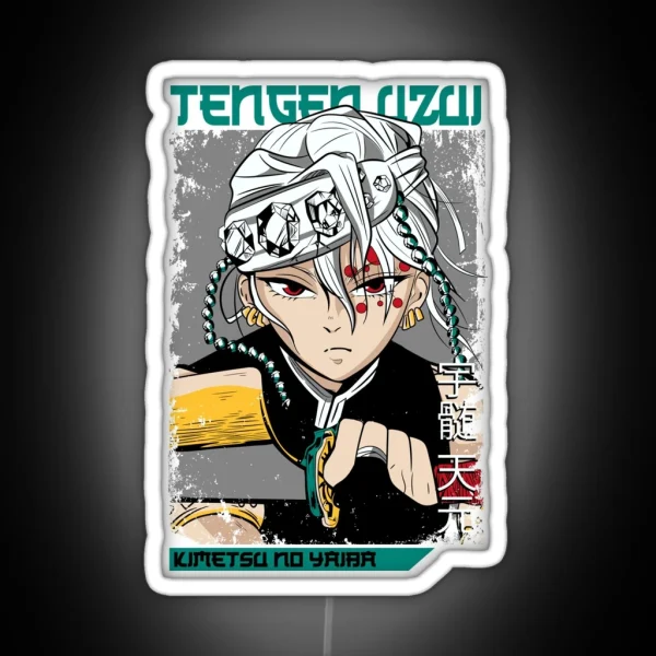 Tengen Uzui Kimetsu No Yaiba Wiki RGB Neon Sign