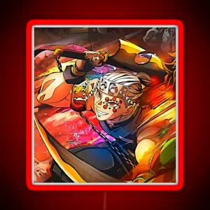 Tengen Uzui Kimetsu No Yaiba Wiki RGB Neon Sign