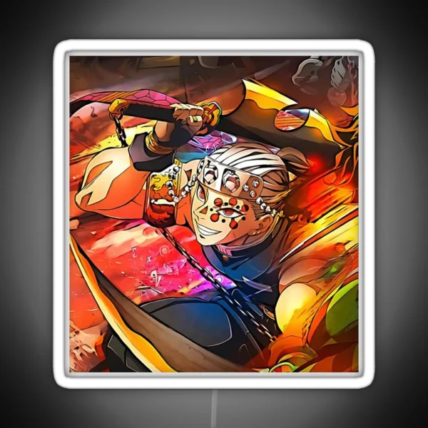 Tengen Uzui Kimetsu No Yaiba Wiki RGB Neon Sign