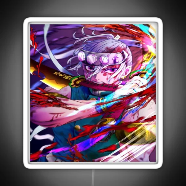 Tengen Uzui Kimetsu No Yaiba Wiki RGB Neon Sign