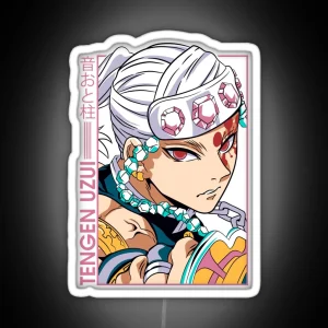 Tengen Uzui Kimetsu No Yaiba Wiki RGB Neon Sign