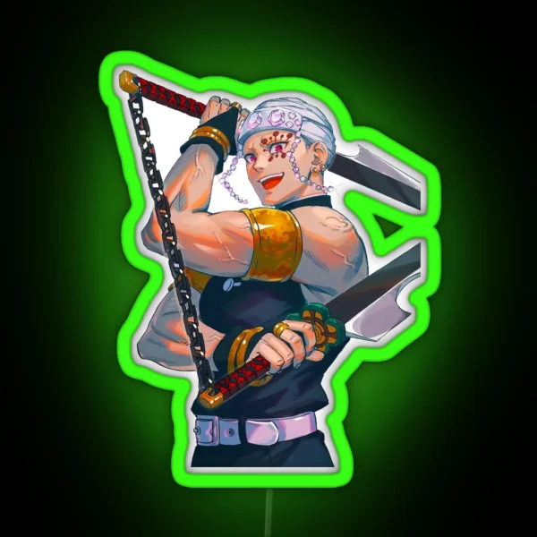 Tengen Uzui Poster RGB Neon Sign