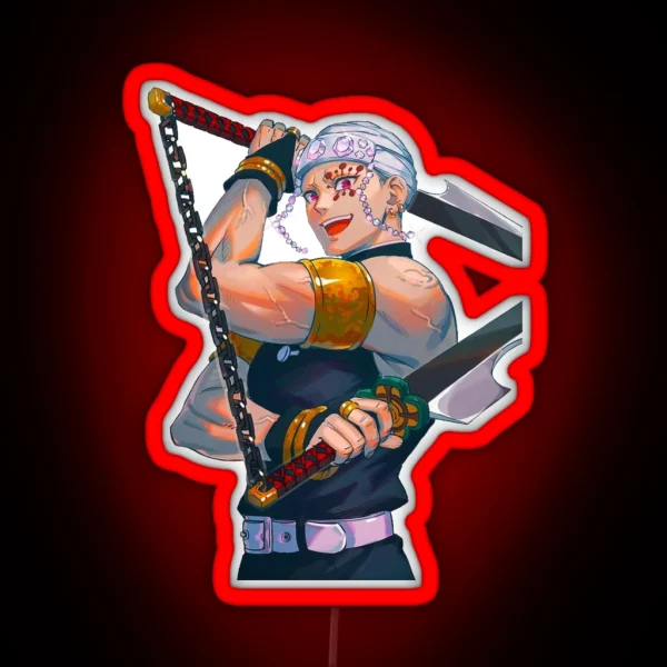 Tengen Uzui Poster RGB Neon Sign