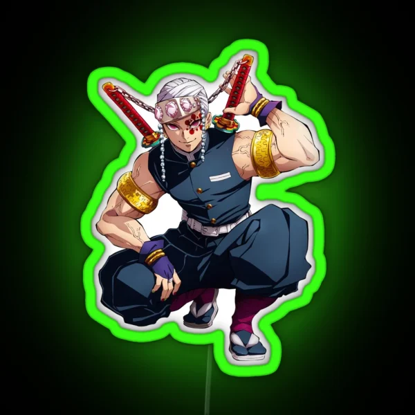 Tengen Uzui Poster RGB Neon Sign