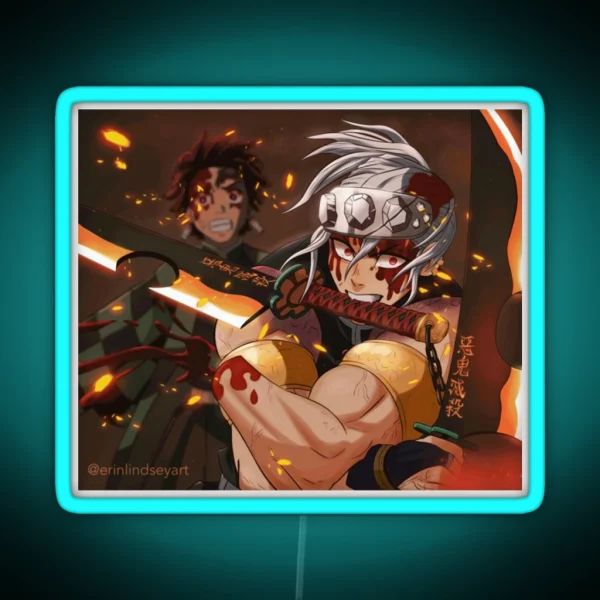Tengen Uzui Premium Scoop RGB Neon Sign